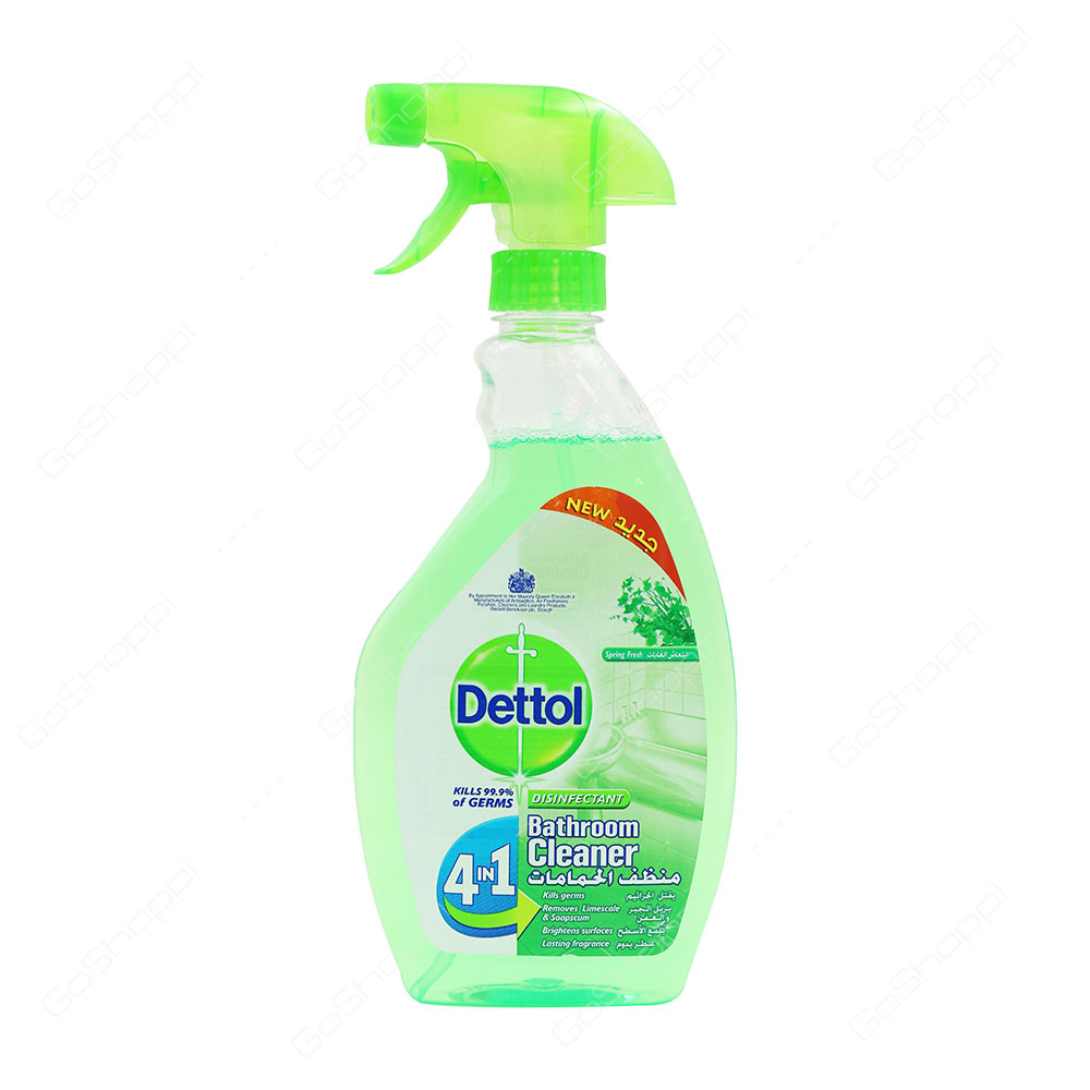 Dettol Disinfectant Bathroom Cleaner 4 In 1 Spring Fresh 500 ml