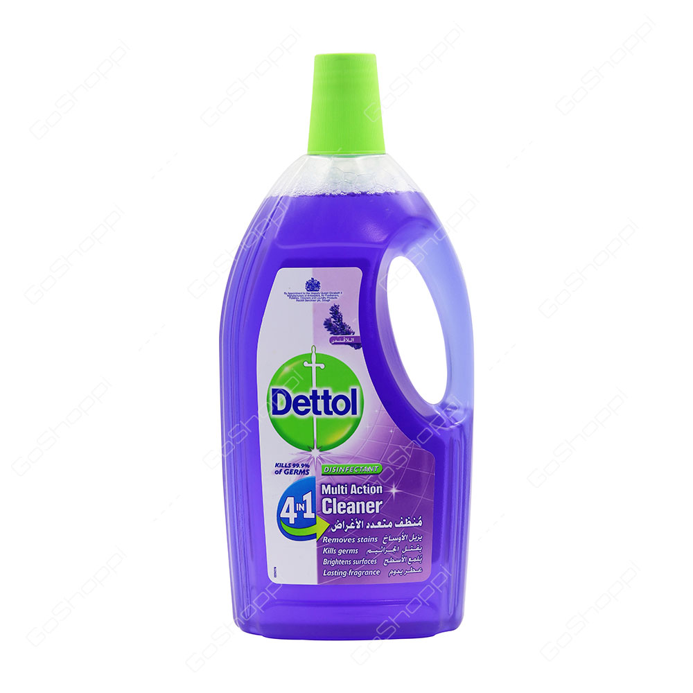 Dettol Disinfectant Multi Action Cleaner 4 In 1 Lavender 900 ml