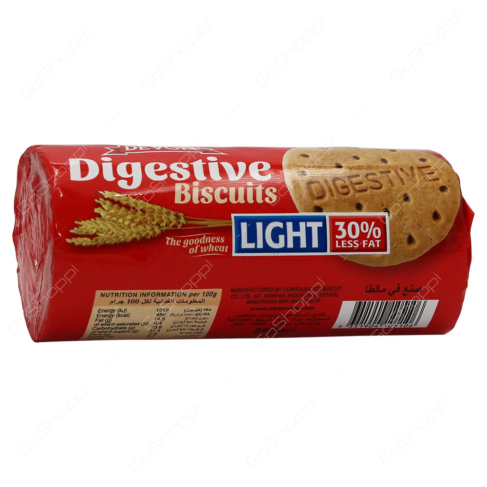 Devon Digestive Light Biscuits 250 g