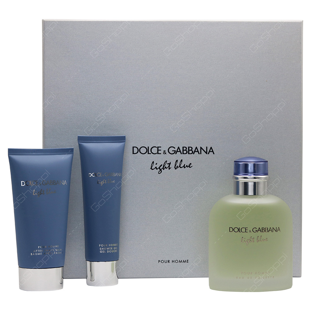 d&g light blue gift set