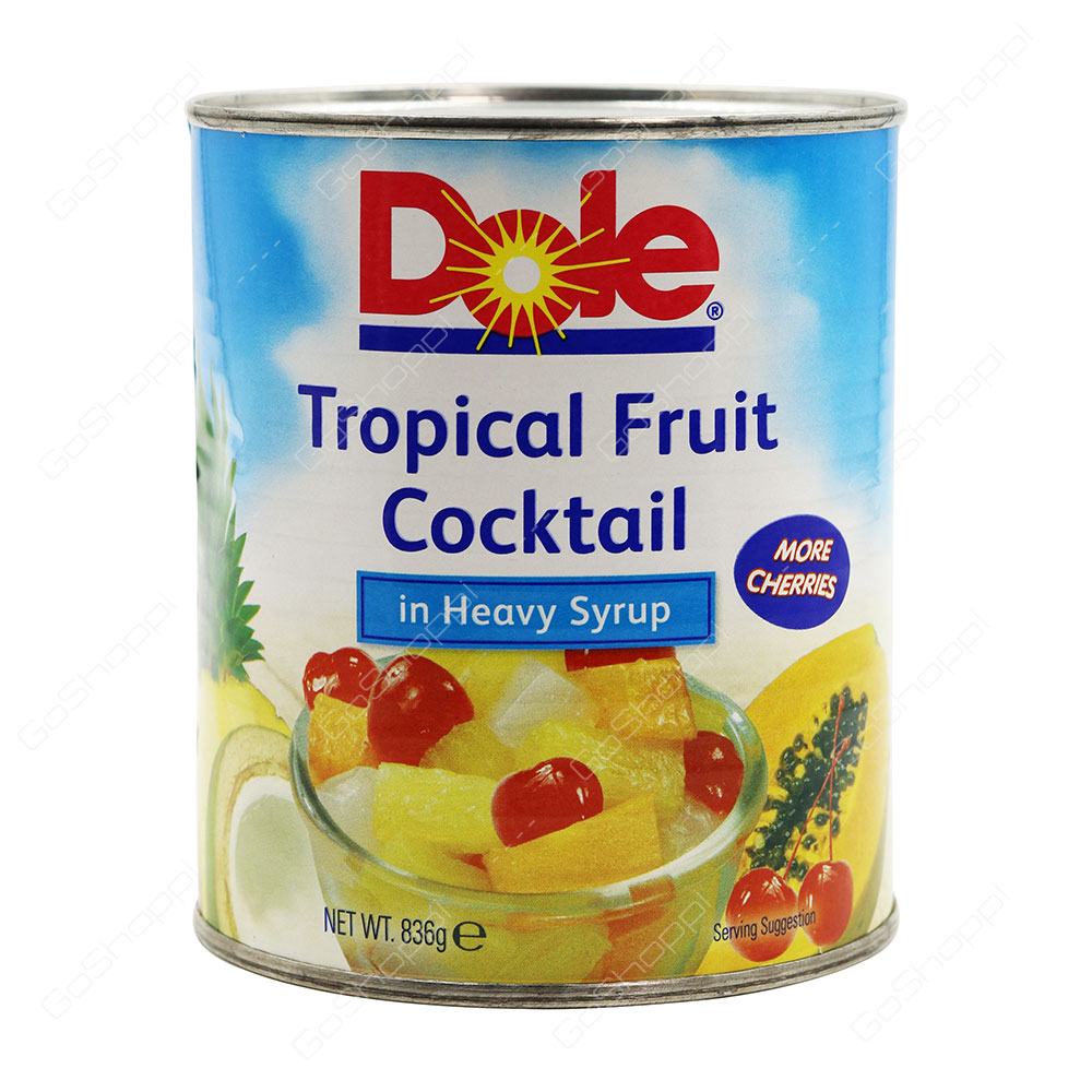 Dole Tropical Fruit Cocktail In Heavy Syrup 836 g