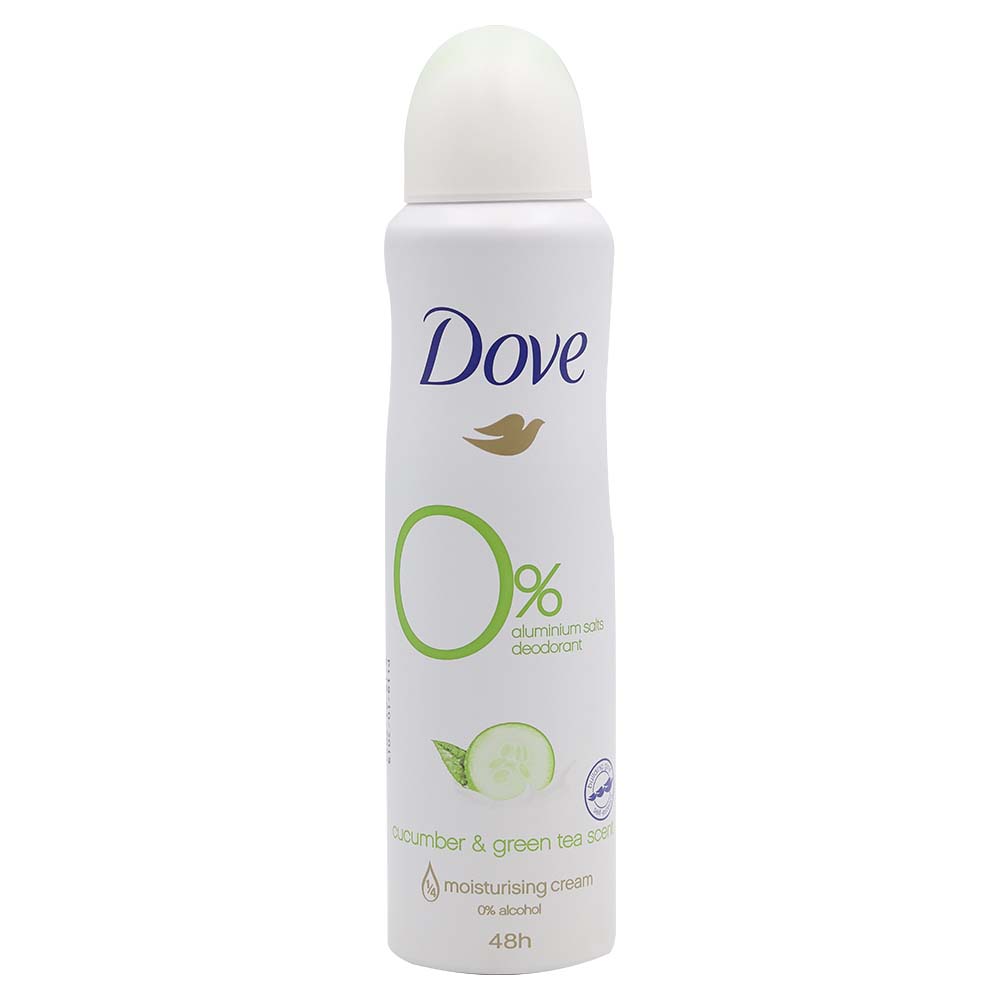 Dove Cucumber & Green Tea Scent 0% Aluminum Salts Deodorant 150ml
