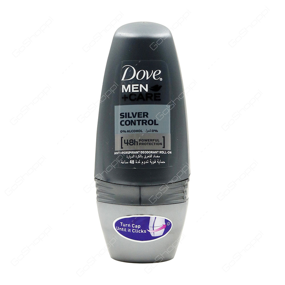 Dove Men Care Silver Control Anti Perspirant Deodorant Roll On 50 ml
