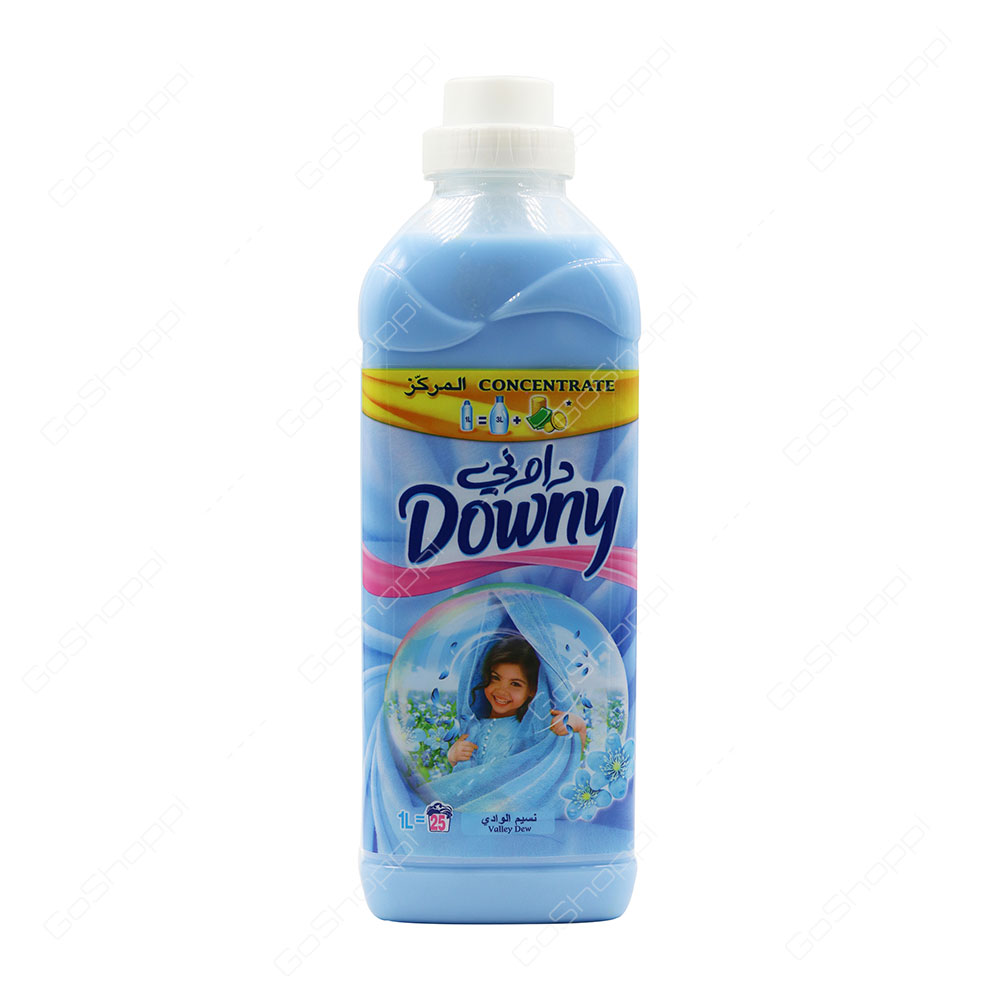 Downy Valley Dew Concentrate Fabric Softener 2X1 l