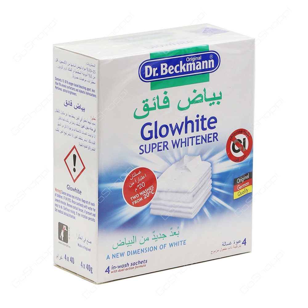 Dr Beckmann Glowhite Super Whitener 4 Sachets