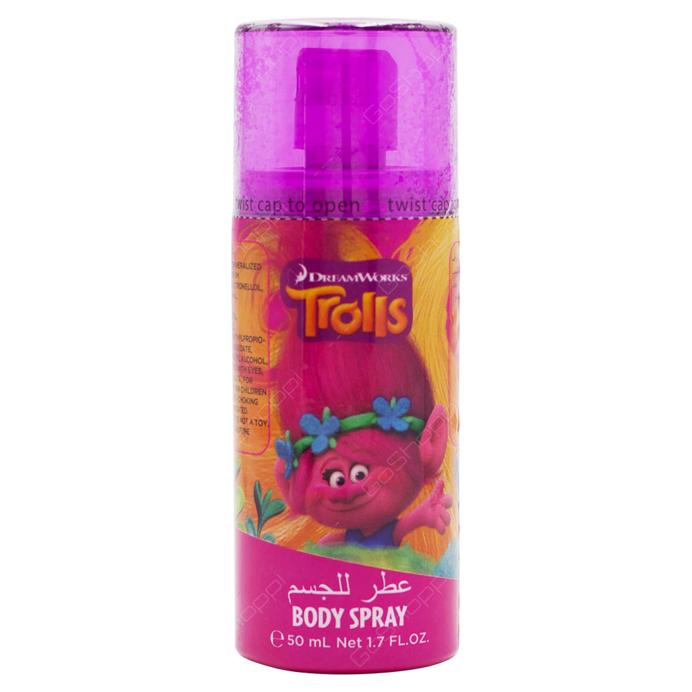 Dreamworks Trolls Body Spray For Kids 50ml