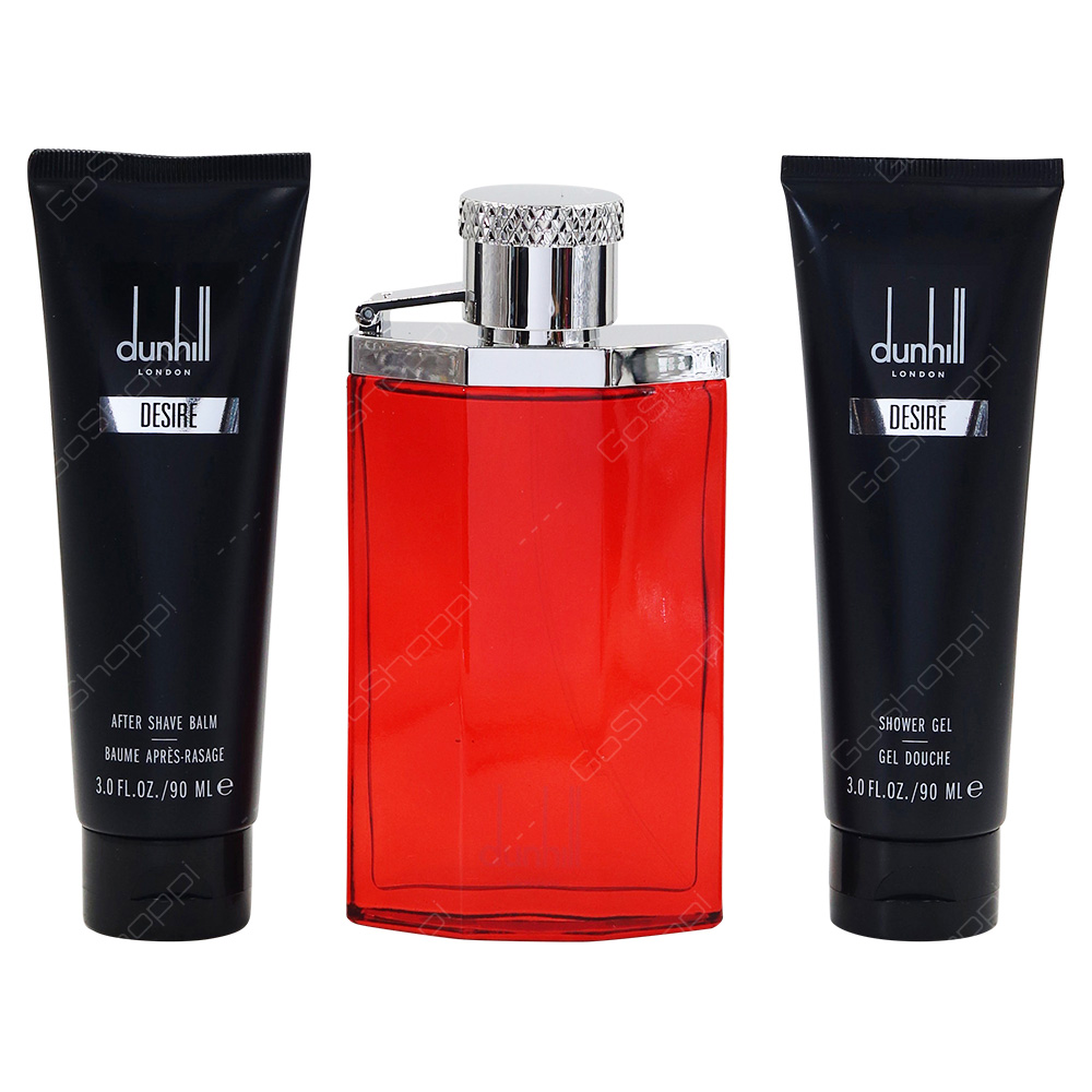 Dunhill Desire For Men Gift Pack Eau De Toilette 100ml Shower Gel 90ml After Shave Balm 90ml