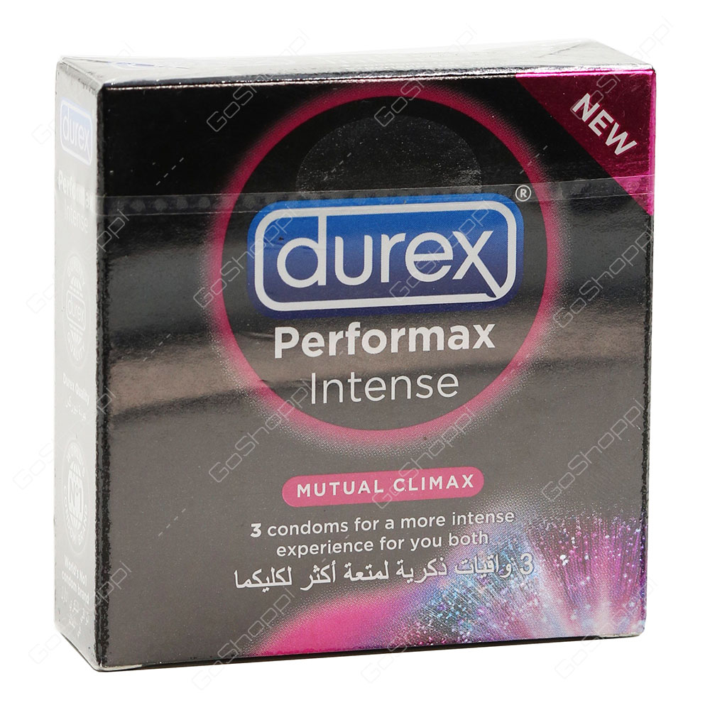 Durex Performax Intense Mutual Climax Condoms 3 pcs