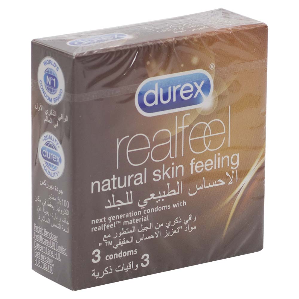 Durex Real Feel Condoms 3pcs