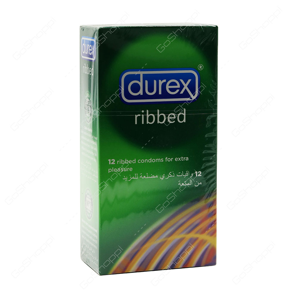 Durex Ribbed Condoms 12 pcs