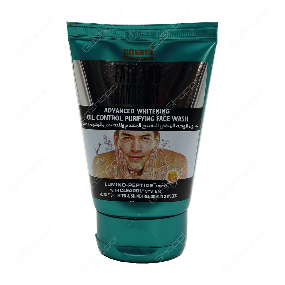 Emami Fair And Handsome Advanced Whitening Oil Control Purifying Face Wash 100 g