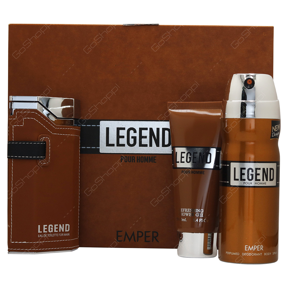 Emper Legend Pour Homme Gift Set 3pcs