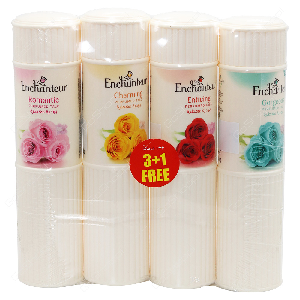 Enchanteur Assorted Permufed Talc 4X250 g