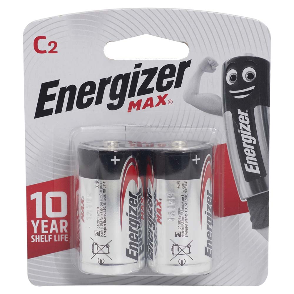 Energizer Max Batteries C2 2pcs