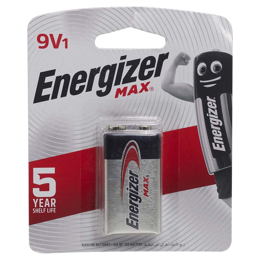Energizer Max Battery 9v1 1pc