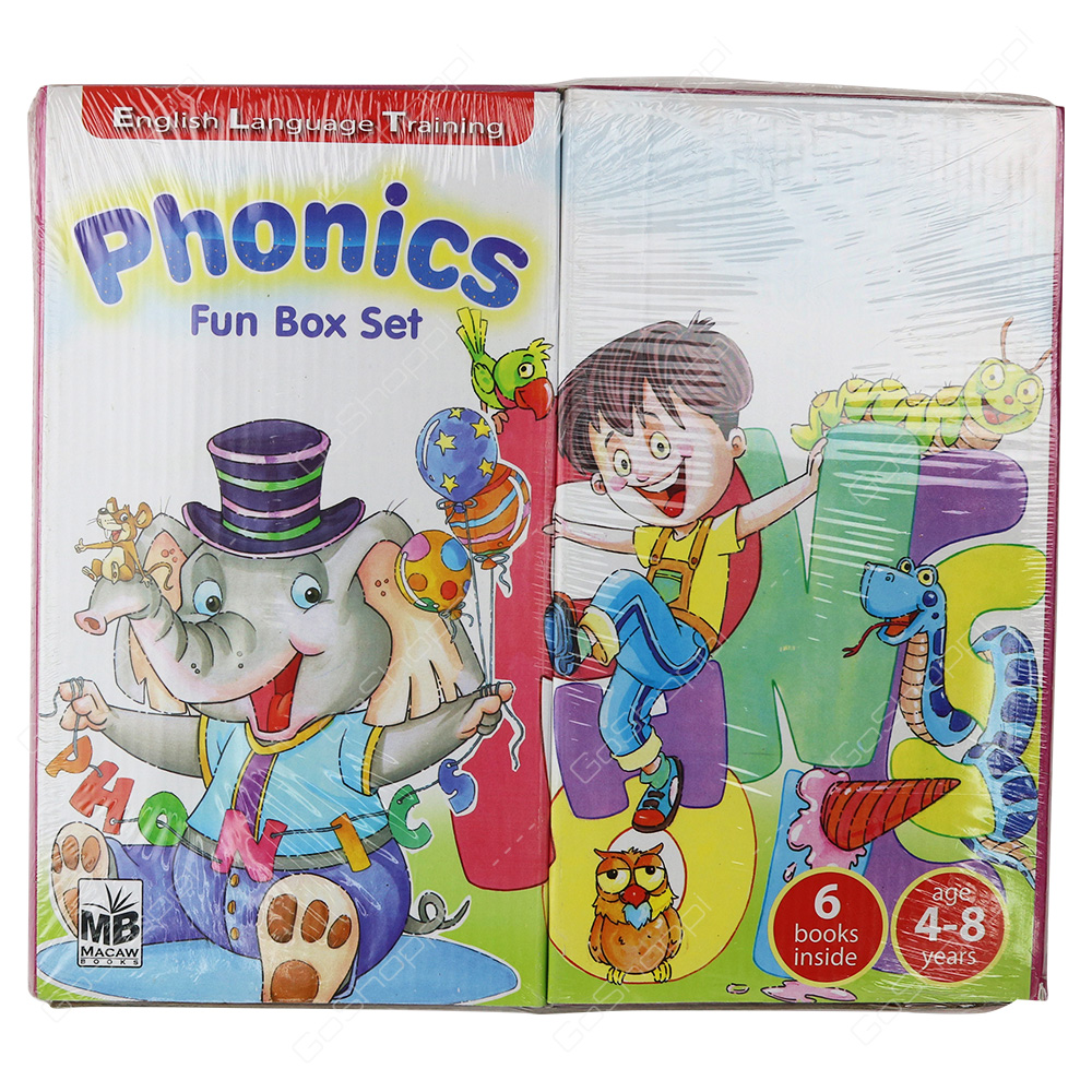 English Language Training - Phonics Fun Book Set Age 4-8 Years