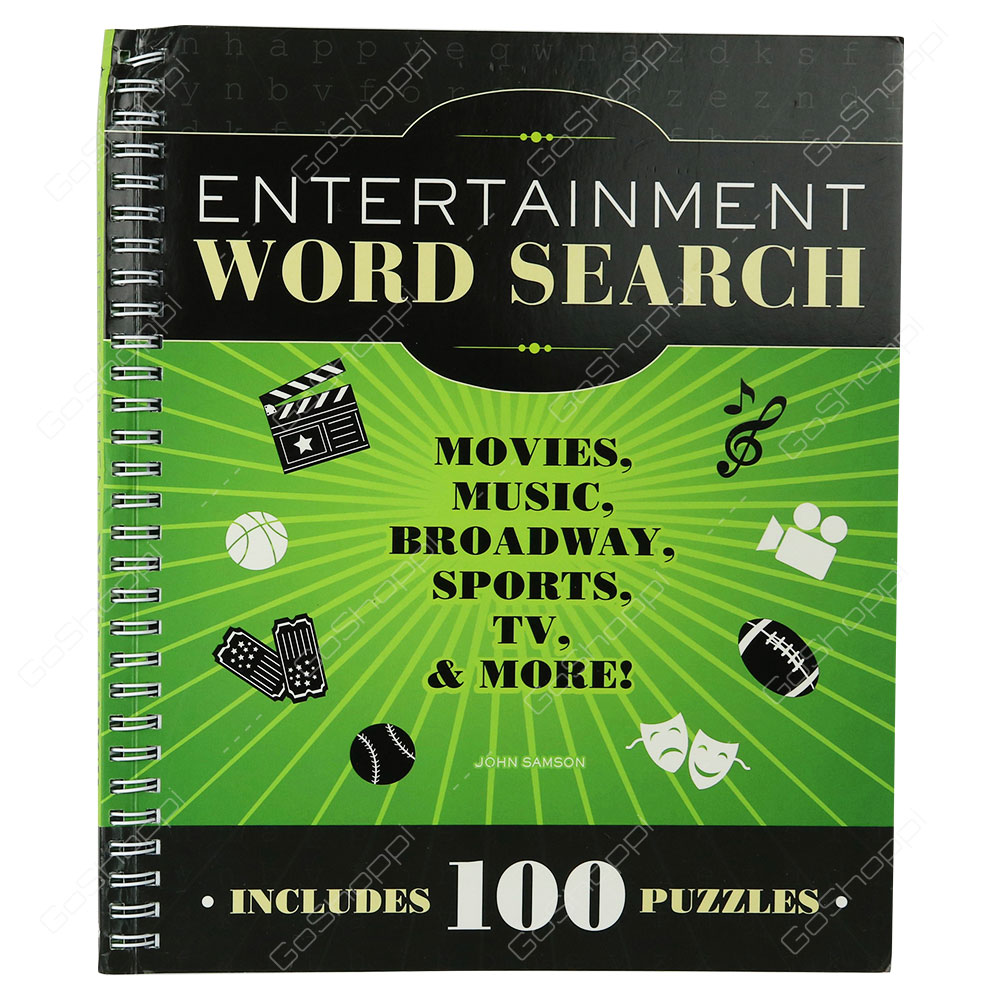 Entertainment Word Search By John M. Samson