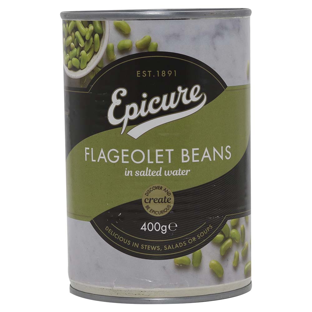 Epicure Flageolet Beans In Salted Water 400g