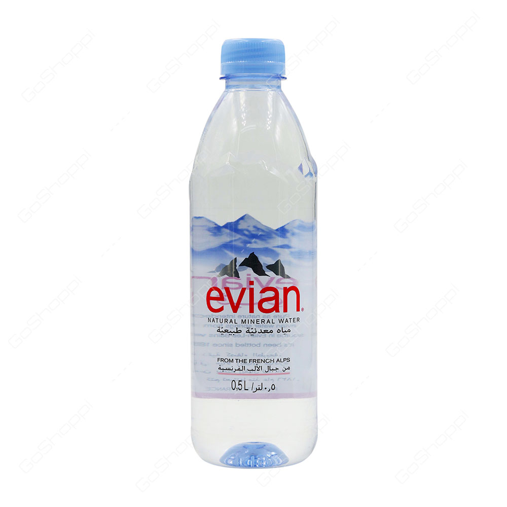 Evian Natural Mineral Water 500 ml