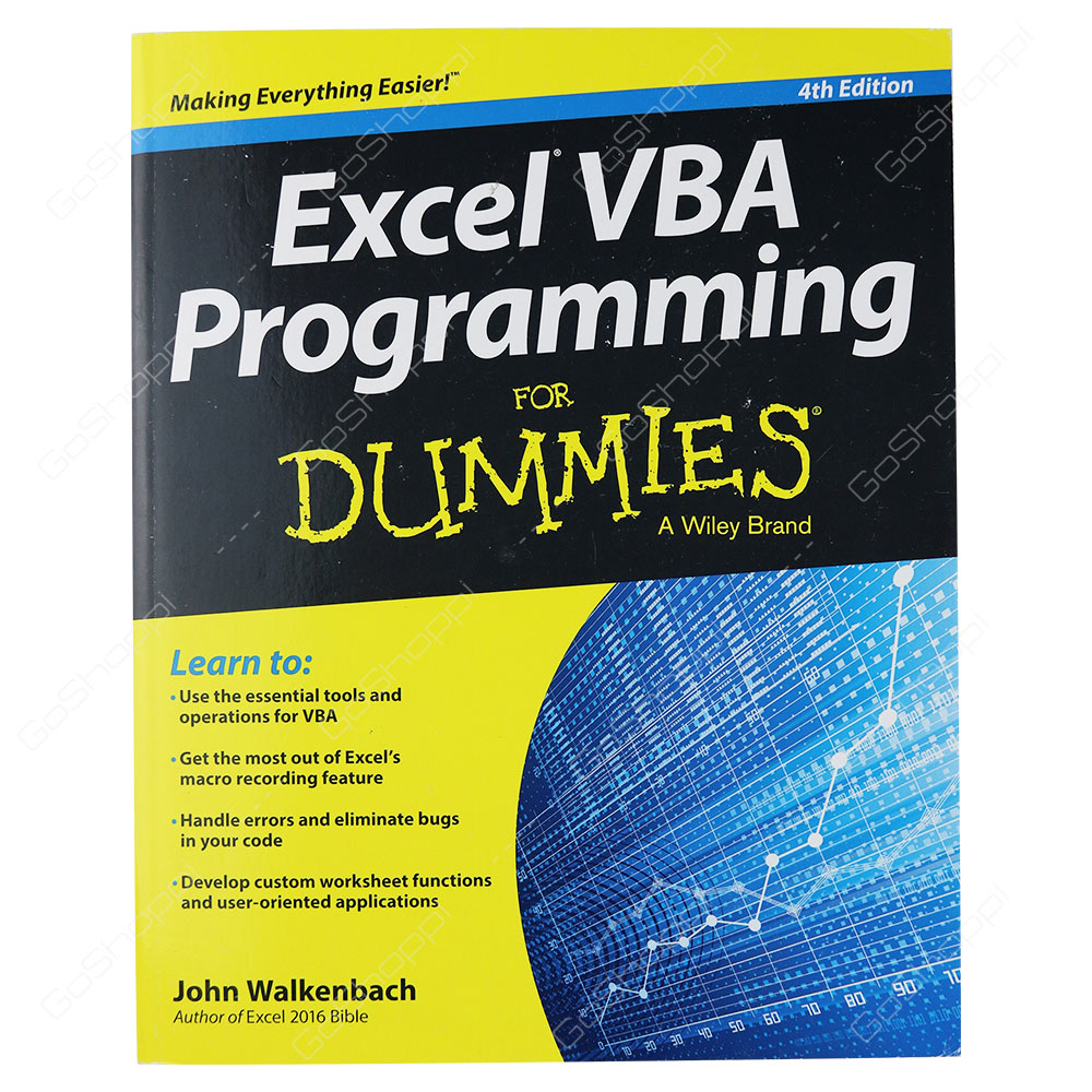 Excel VBA Programming For Dummies 4th Edition By John Walkenbach
