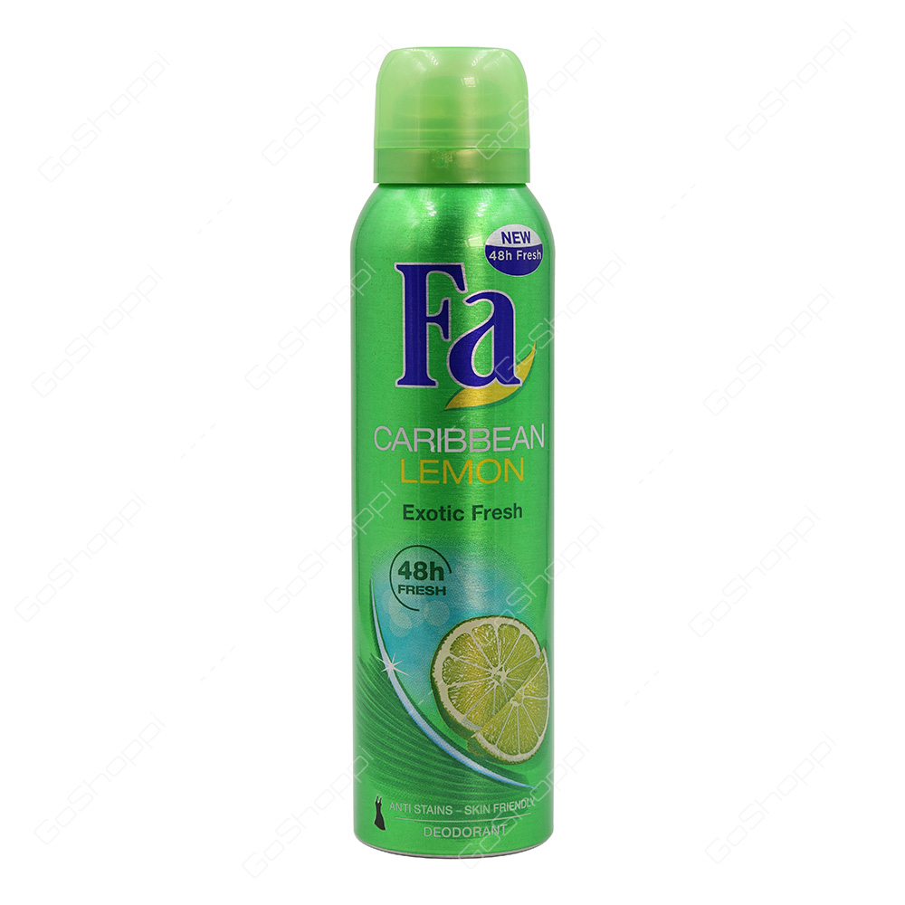 Fa Caribbean Lemon Deodorant Spray 150 ml