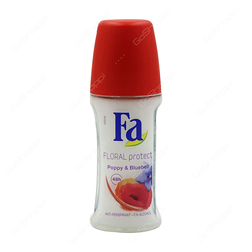 Fa Floral Protect Poppy And Bluebell Anti Perspirant 50 ml