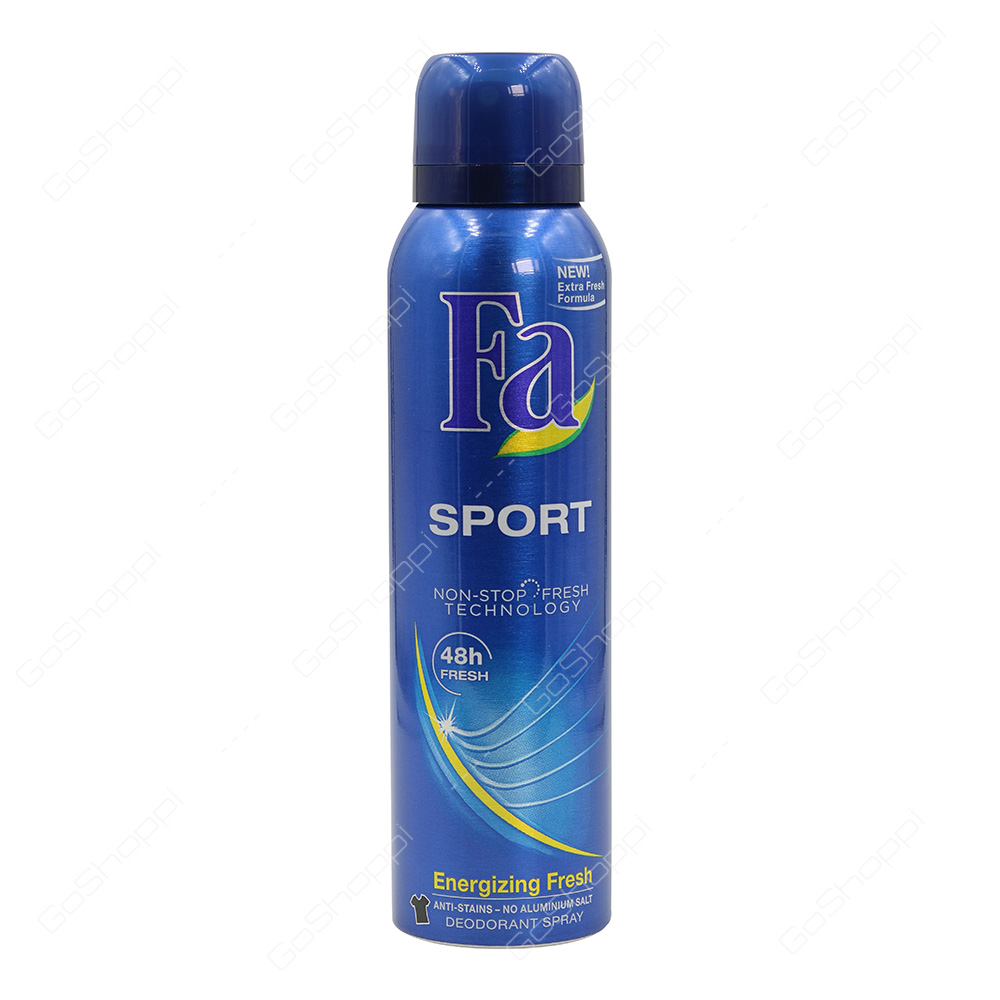 Fa Sport Energizing Fresh Deodorant Spray 150 ml - Buy Online