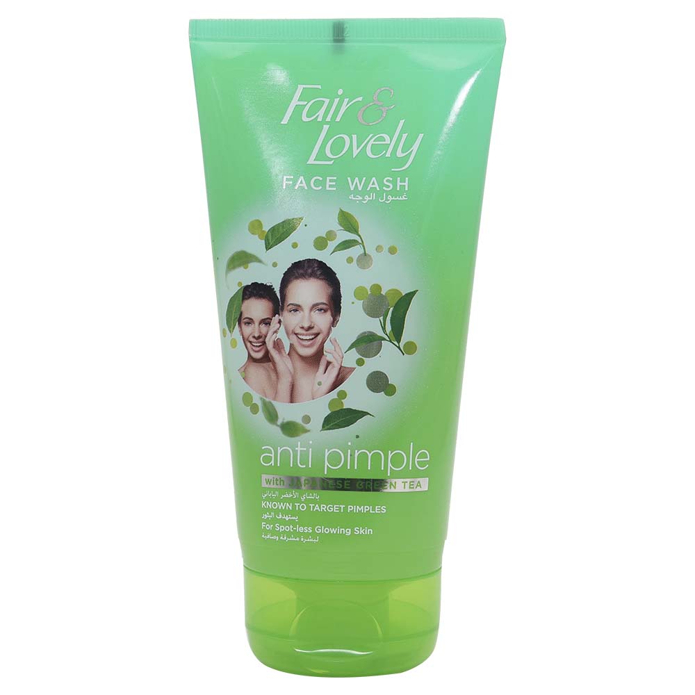 Fair And Lovely Anti Pimple With Japanese Green Tea Face Wash 150g