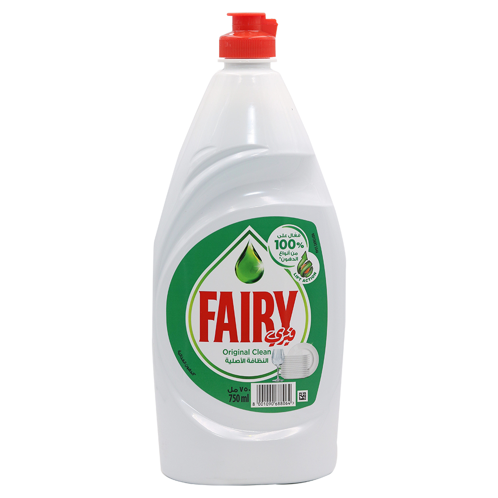 Fairy Original Clean Dishwashing Liquid 750ml