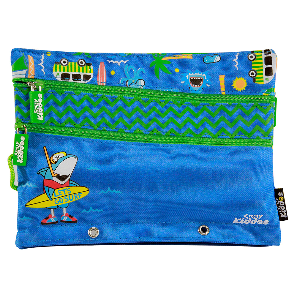 Fancy A5 Pencil Case Blue - Blue