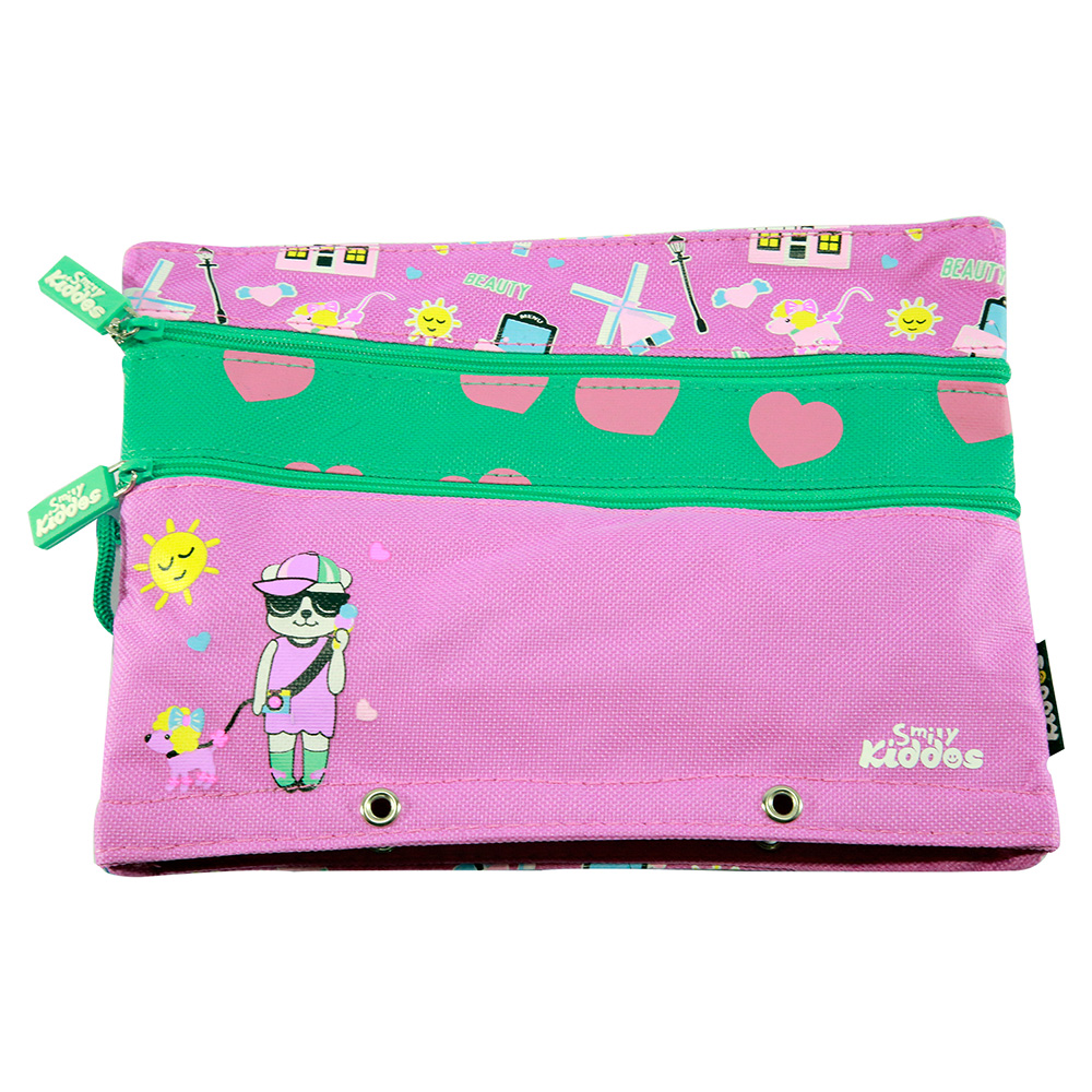 Fancy A5 Pencil Case Purple - Purple