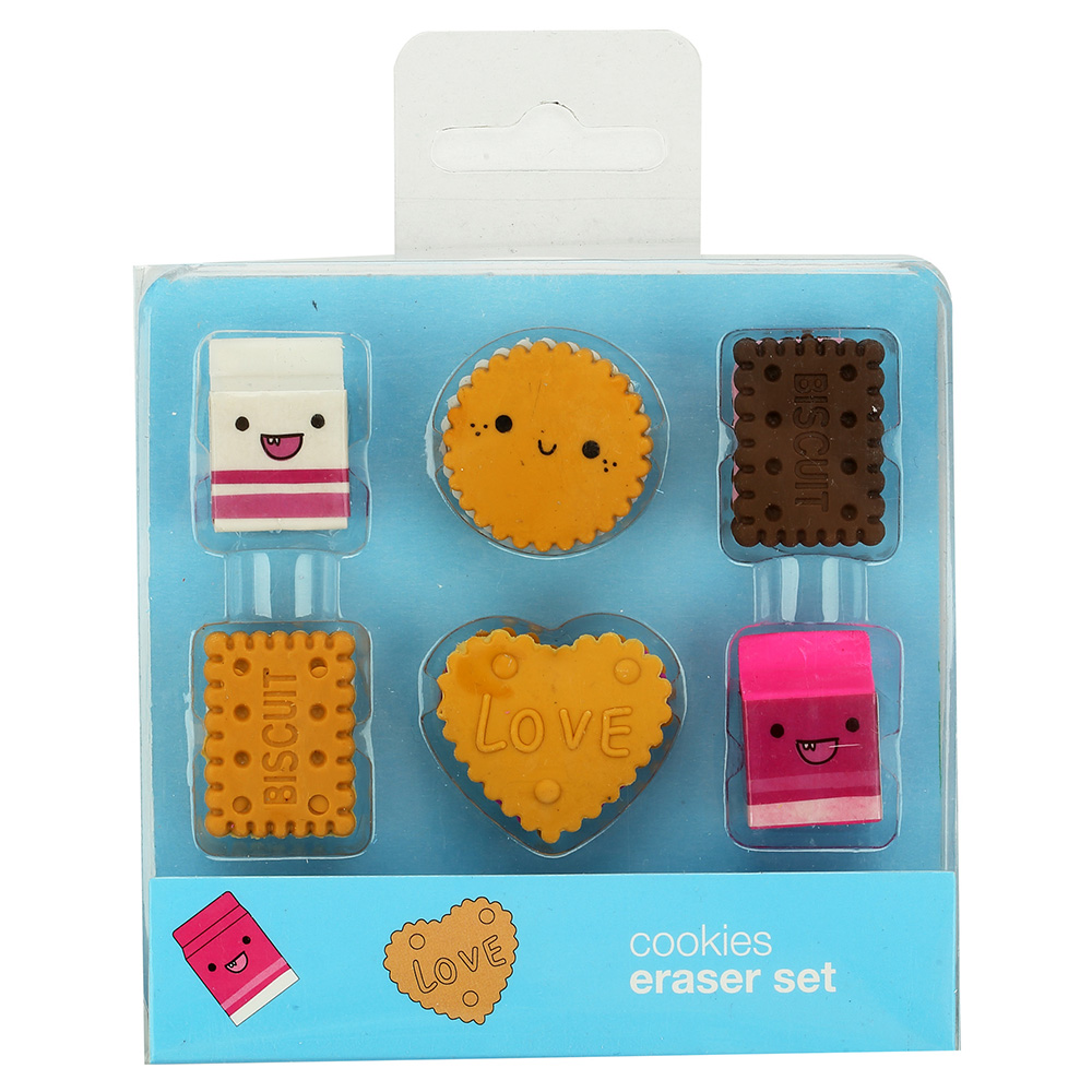 Fancy Biscuits Eraser Set