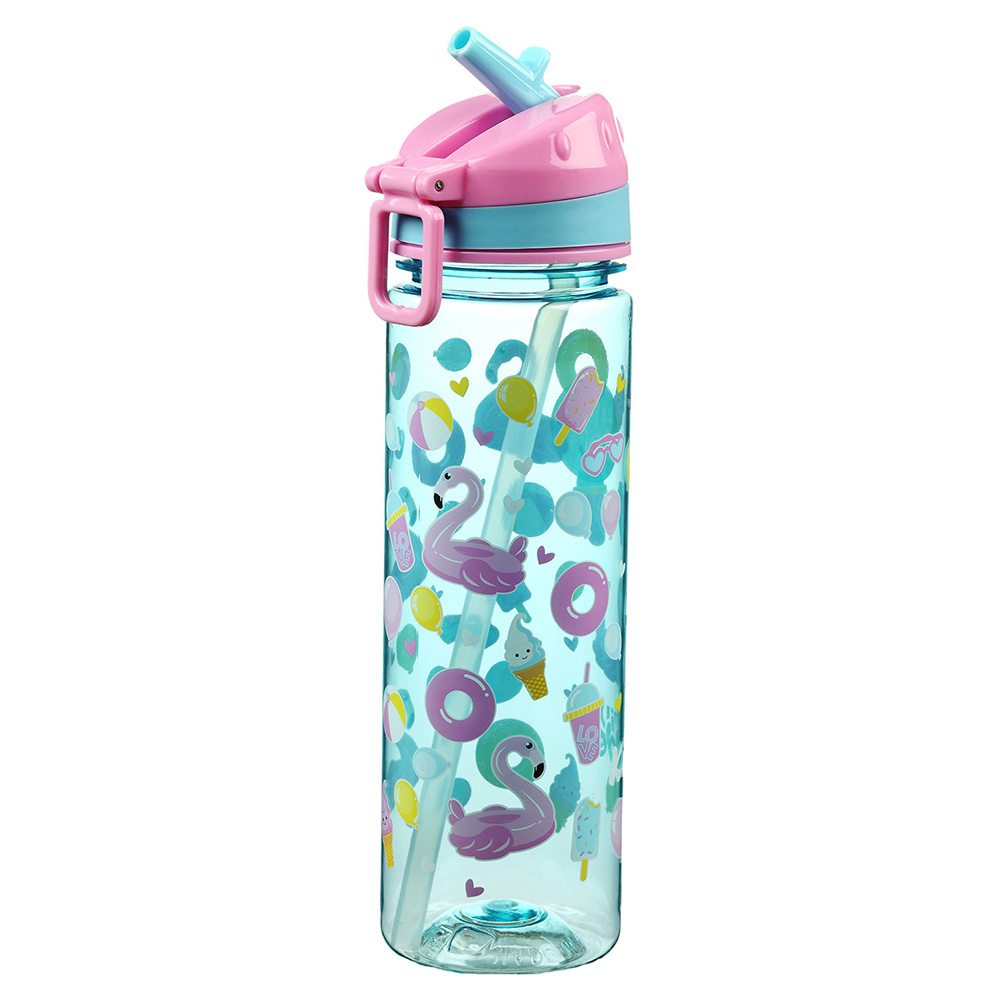 Fancy Sipper Bottle - Light Blue