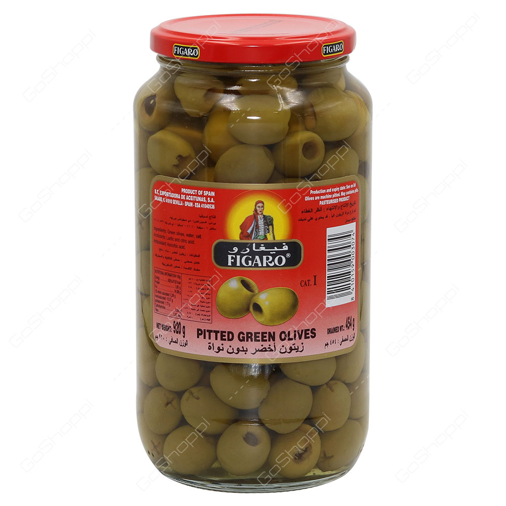 Figaro Pitted Green Olives 920 g