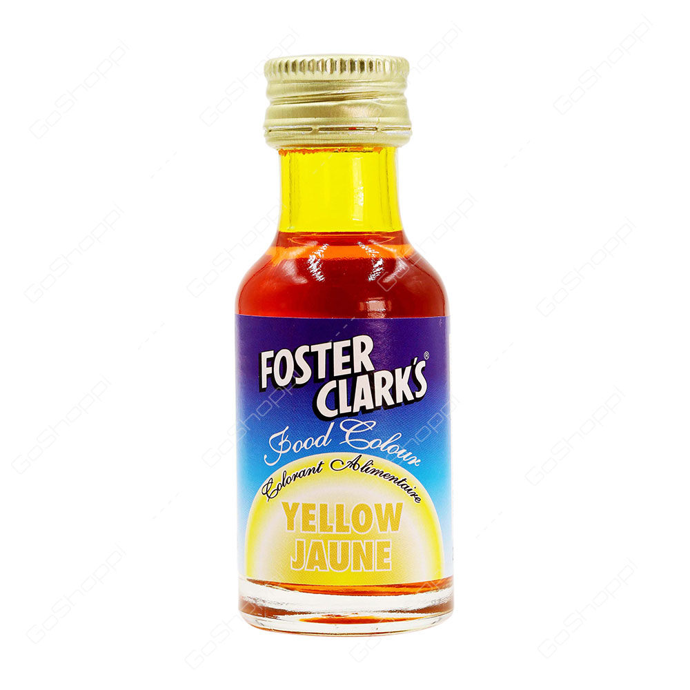 Foster Clarks Food Colour Yellow Jaune 28 ml