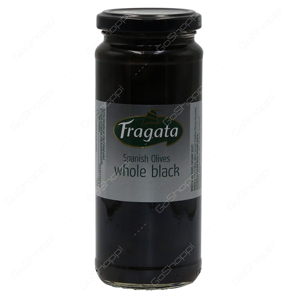 Fragata Spanish Olives Whole Black 340 g