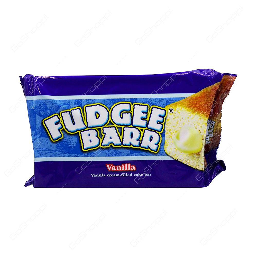 Fudgee Barr Vanilla Cream Filled Cake Bar 10X39 g
