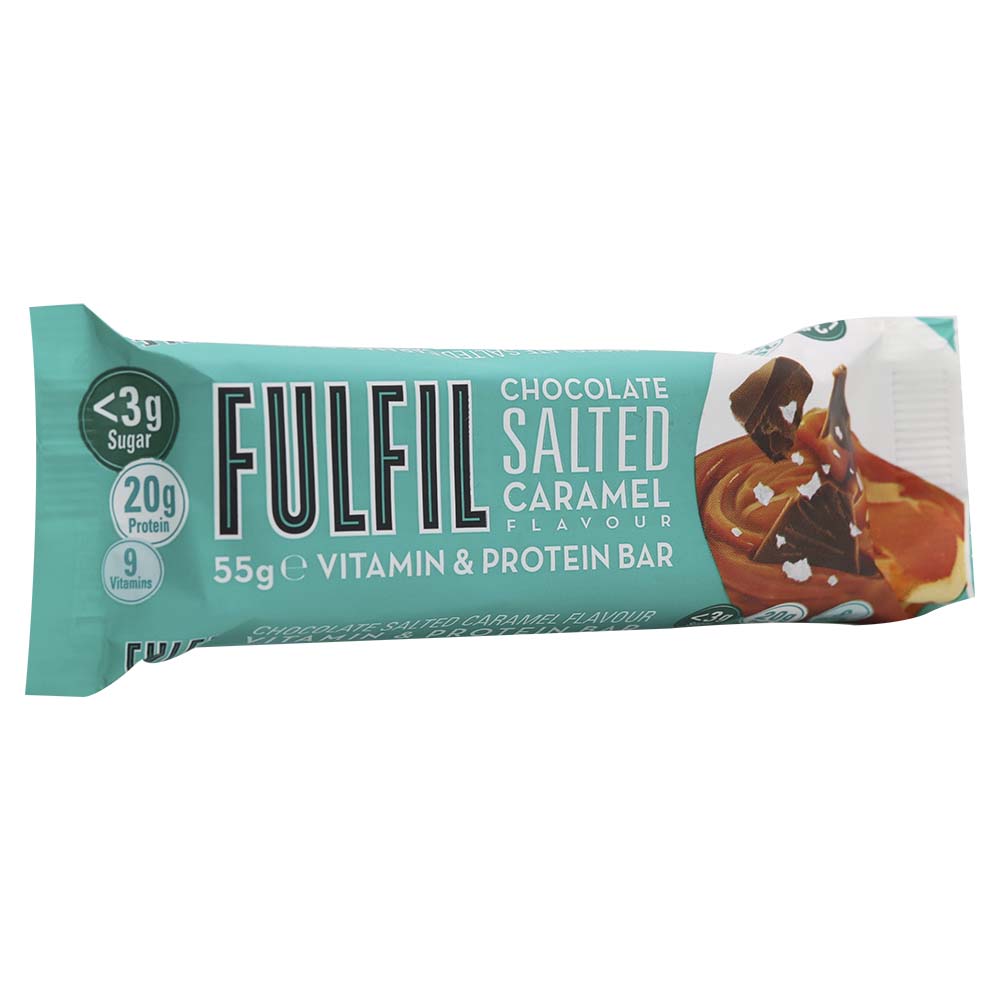 Fulfil Dark Chocolate Salted Caramel Vitamin & Protein Bar 55g