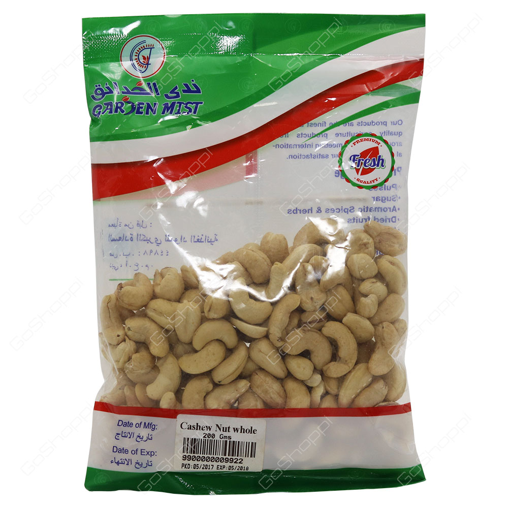 Garden Mist Cashew Nut Whole 200 g