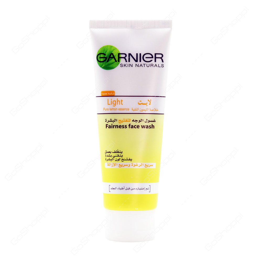 Garnier Light Pure Lemon Essence Fairness Face Wash 100 ml