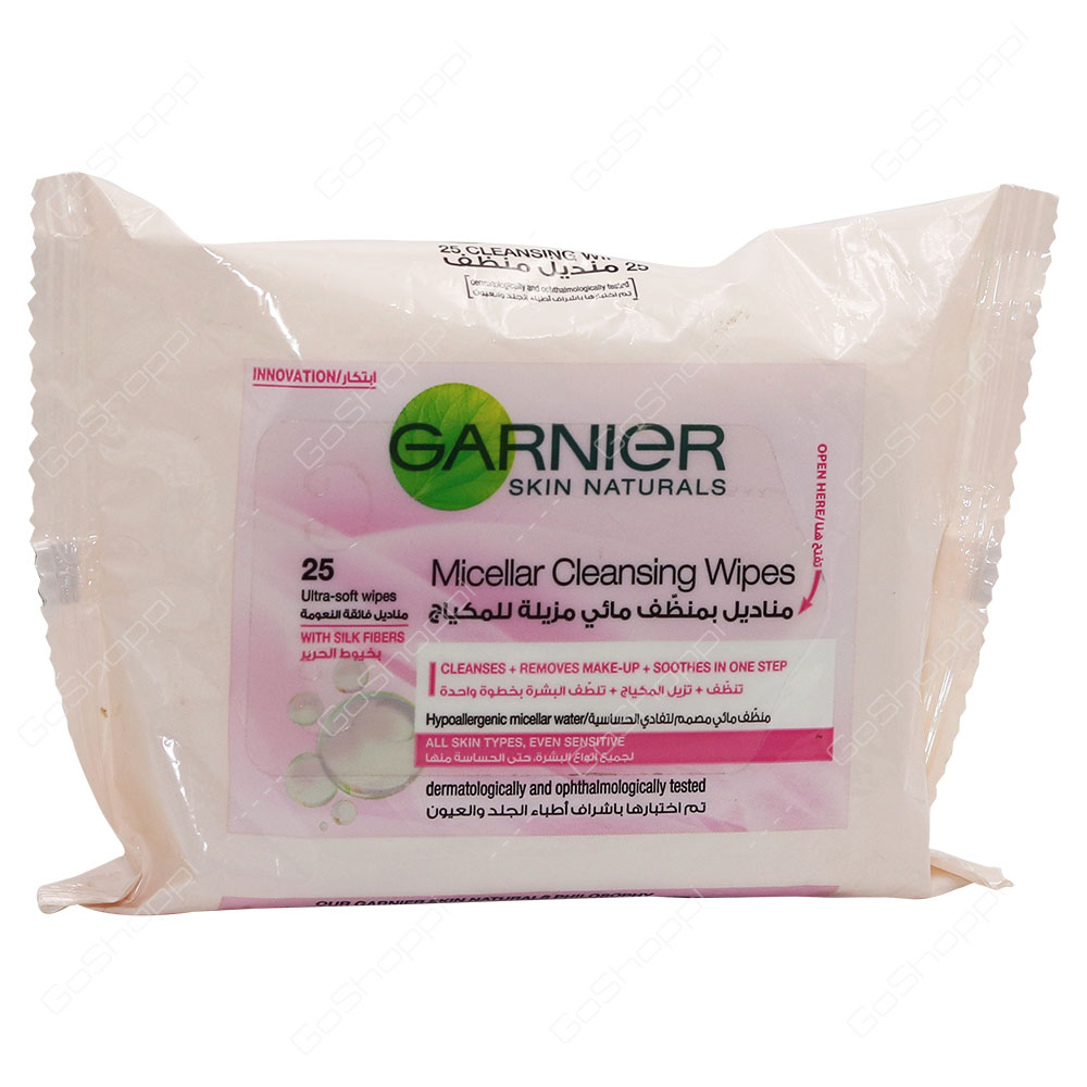 Garnier Micellar Cleansing Wipes 25 Wipes