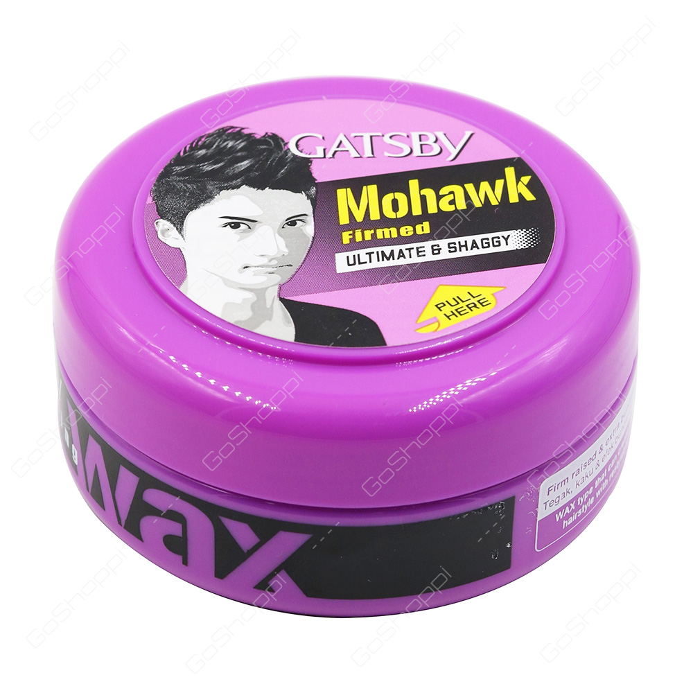 Gatsby Mohawk Firmed Ultimate and Shaggy Styling Wax 75 g