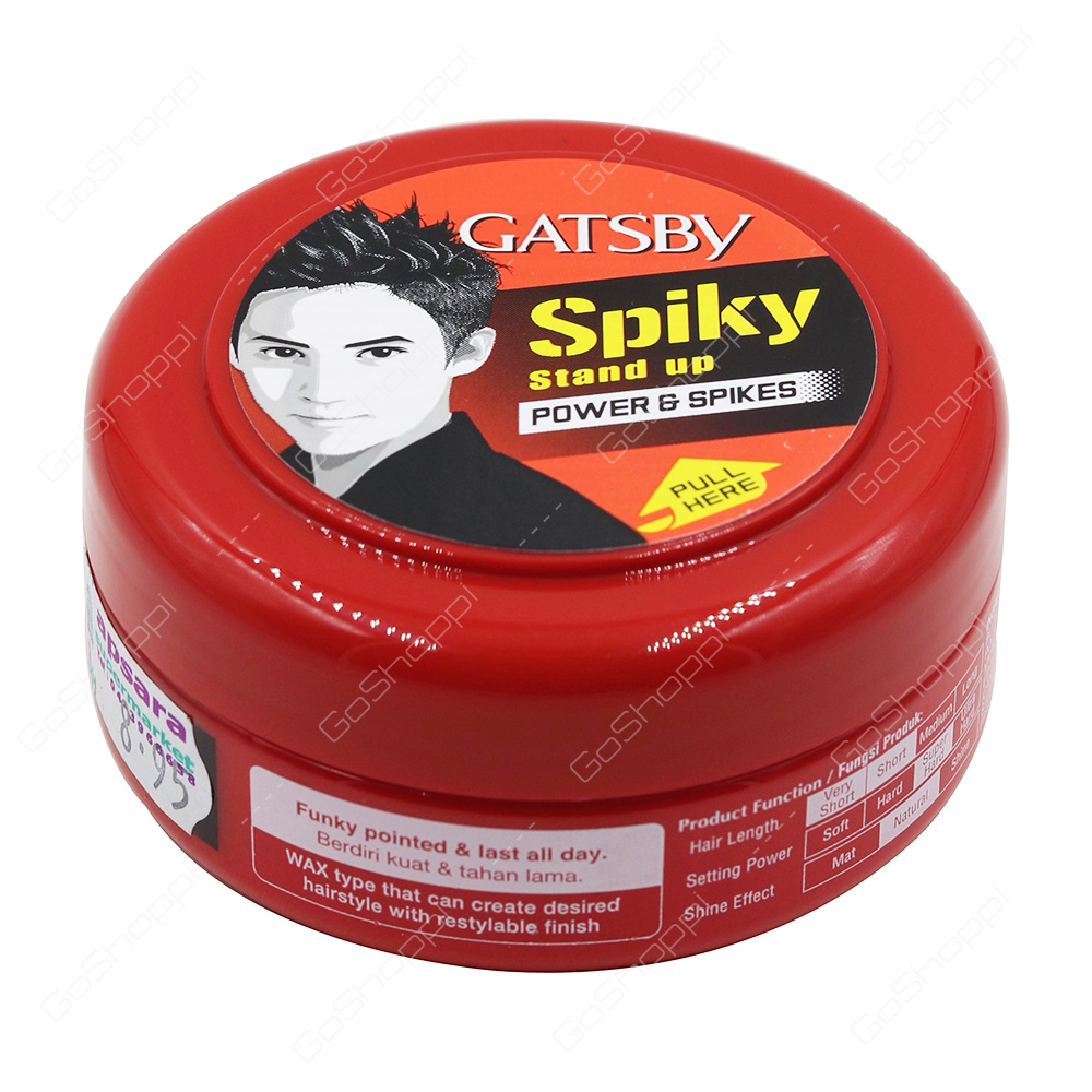 Gatsby Spiky Stand Up Power And Spikes Styling Wax 75 G Buy Online