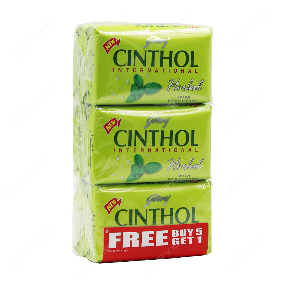 Godrej Cinthol Herbal Soap 6 Pack