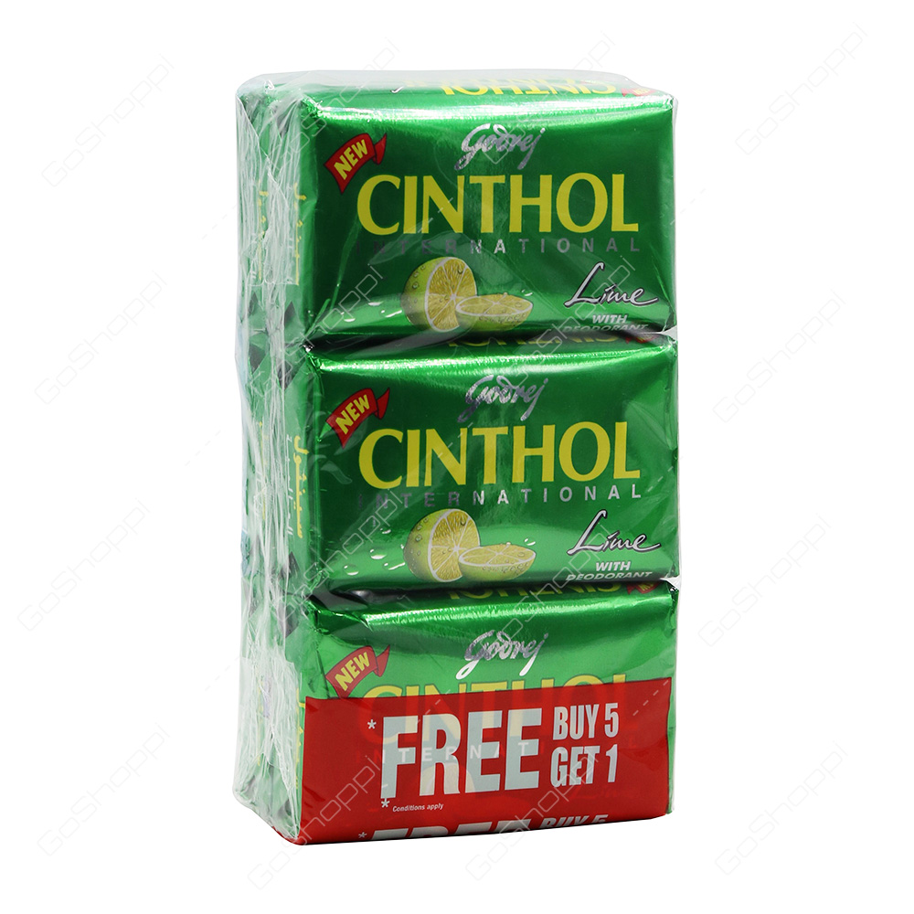 Godrej Cinthol Lime Soap 6 Pack