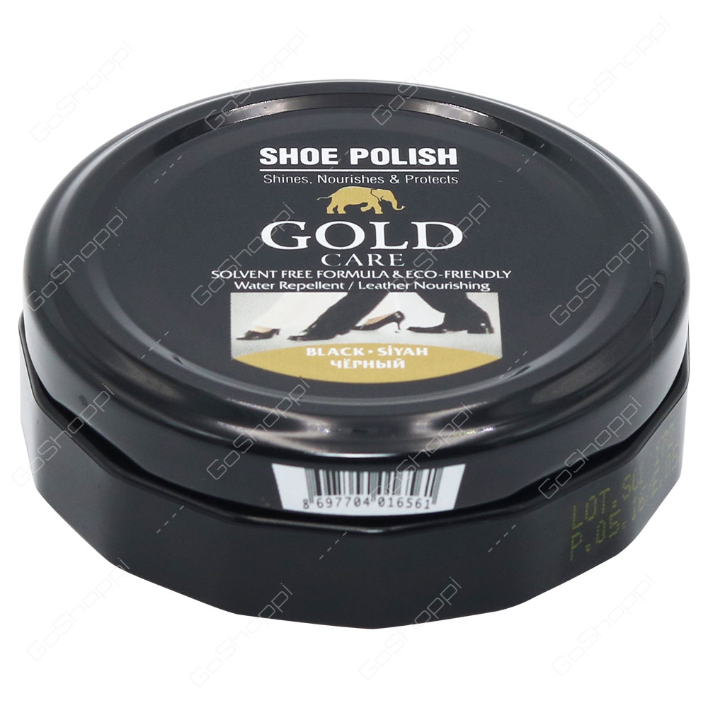 Gold Care Black Shoe Polish 50 ml