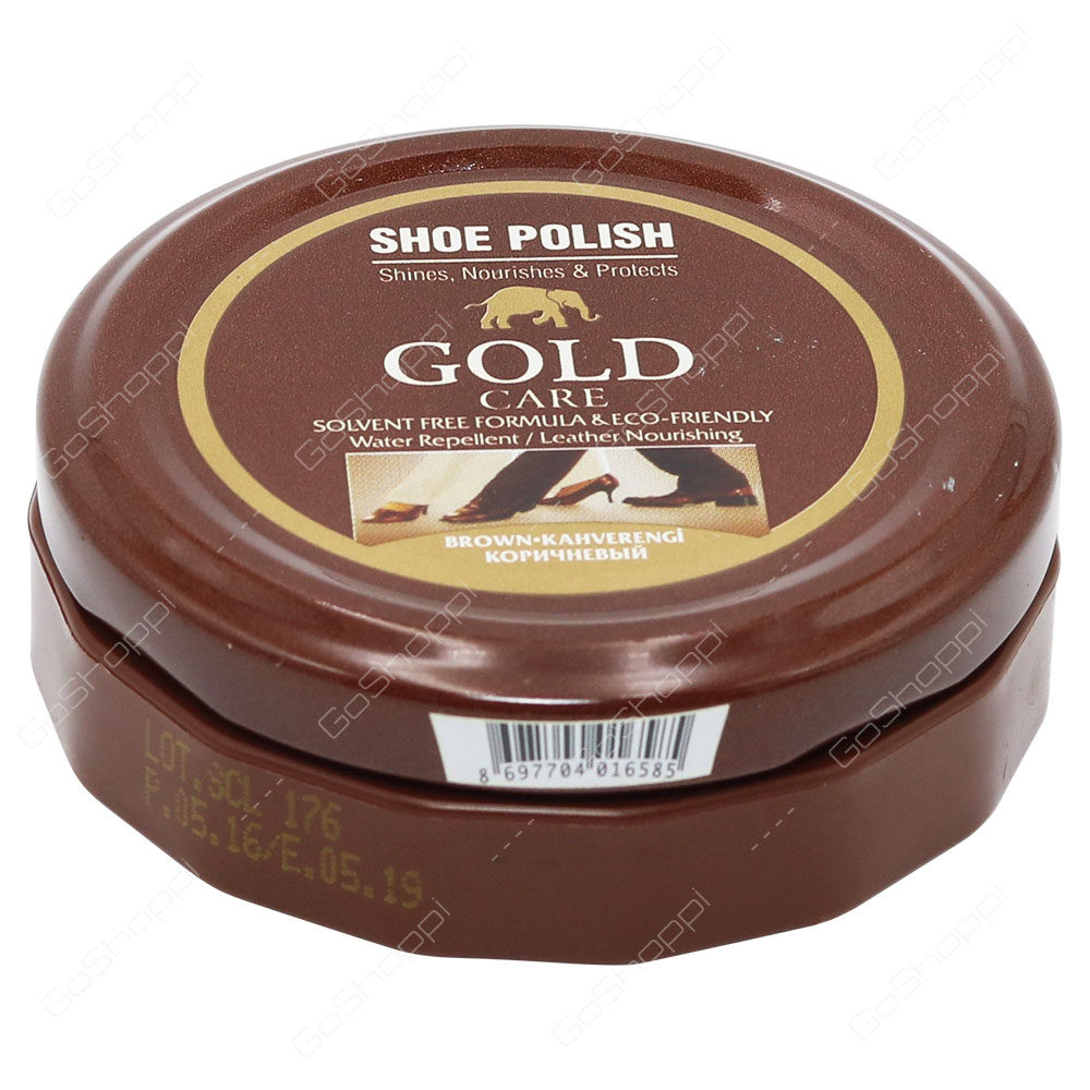 Gold Care Brown Shoe Polish 50 ml