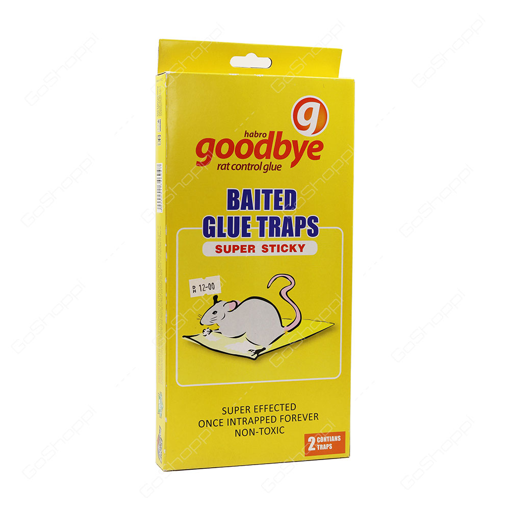 Goodbye Baited Glue Traps Super Sticky 2 pcs