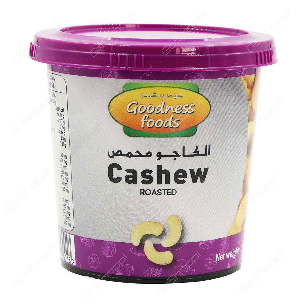 Goodness Foods Cashew Roasted 175 g