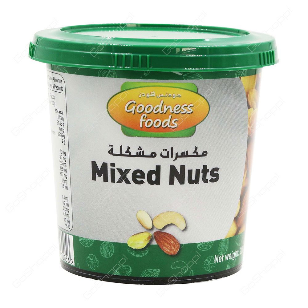 Goodness Foods Mixed Nuts 200 g